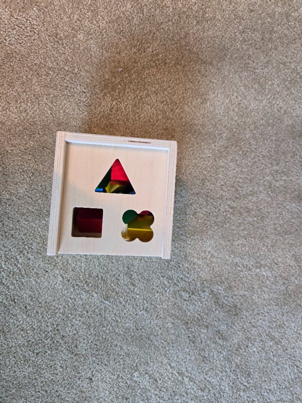 Melissa & Doug Wooden Shape Sorter Cube Toy – Classic Learning Toy
